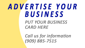 Business card advertisement